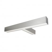  NLUD-T334A/OS - "T" Shaped L-Line LED Indirect/Direct Linear, 5027lm / Selectable CCT, Aluminum Finish, with