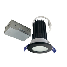 Nora NM2-2RDCS8527BB - 2" M2 Round LED Lensed Downlight, 850lm / 10W, 2700K, 120V, Matte Black