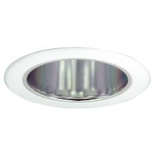  NT-5021C - 5" Reflector Cone w/ Metal Ring, Chrome/White