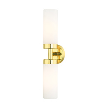  15072-02 - 2 Lt Polished Brass ADA Vanity Sconce