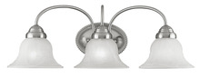  1533-91 - 3 Light Brushed Nickel Bath Light