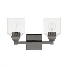  16772-46 - 2 Light Black Chrome Vanity Sconce