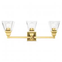  17173-02 - 3 Lt Polished Brass Bath Vanity