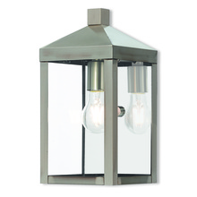  20582-91 - 1 Lt BN Outdoor Wall Lantern