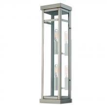  20706-91 - 2 Lt BN Outdoor Wall Lantern