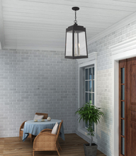  20860-04 - 3 Lt Black Outdoor Pendant Lantern