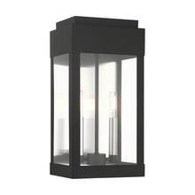  21235-04 - 2 Lt Black   Outdoor Wall Lantern