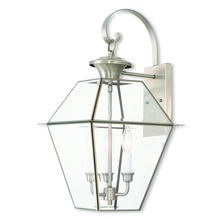  2381-91 - 3 Light BN Outdoor Wall Lantern