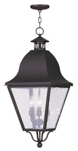  2547-07 - 4 Light Bronze Outdoor Chain Lantern