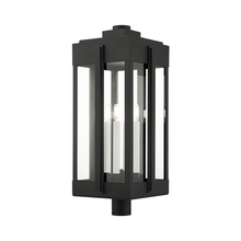  27719-04 - 4 Lt Black Outdoor Post Top Lantern