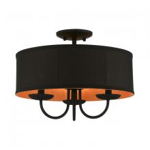  45129-04 - 3 Light Black Semi-Flush Mount