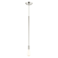  45831-91 - 1 Lt Brushed Nickel Pendant