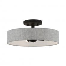  46147-04 - 4 Light Black Semi-Flush