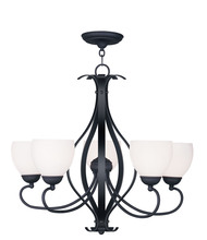  4765-04 - 5 Light Black Chandelier