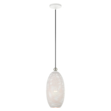  49101-03 - 1 Lt White Pendant