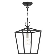  49432-04 - 1 Lt Black Convertible Lantern