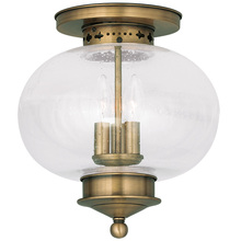  5037-01 - 3 Light Antique Brass Ceiling Mount