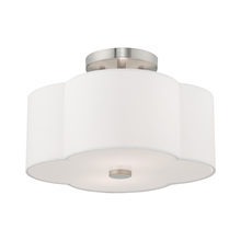  52152-91 - 2 Lt Brushed Nickel Ceiling Mount