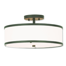  62628-07 - 3 Light Bronze Ceiling Mount