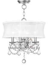  6304-91 - 4 Light BN Mini Chandelier/Ceiling Mount