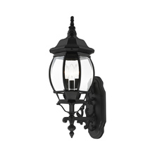  7524-14 - 3 Lt Textured Black  Outdoor  Wall Lantern