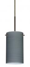 Besa Lighting 1BT-4404TN-BR - Besa Stilo 7 Pendant Bronze Titan 1x50W Candelabra