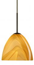  1BT-7572HN-MED-BR - Besa Sasha Pendant Bronze Honey 1x50W B10 Med