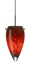  1JC-412541-LED-BR - Besa Juli LED Pendant Garnet Bronze 1x9W LED