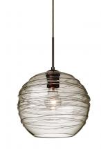  1JC-462702-BR - Besa Wave 10 Pendant Bronze Smoke 1x60W Medium Base