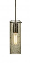  1JC-JUNI10LT-EDIL-BR - Besa, Juni 10 Cord Pendant, Latte Bubble, Bronze, 1x4W LED Filament