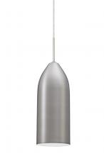  1JC-LINDWH-SN - Besa, Lindy Cord Pendant, White, Bronze Finish, 1x60W Medium Base