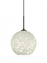  1JT-COCO819-BR - Besa Coco 8 Pendant, Carrera, Bronze Finish, 1x60W Medium Base