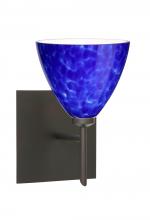  1SW-177986-LED-BR-SQ - Besa Wall With SQ Canopy Mia Bronze Blue Cloud 1x5W LED