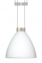  1XA-177907-SN - Besa Pendant Mia Satin Nickel Opal Matte 1x50W Halogen