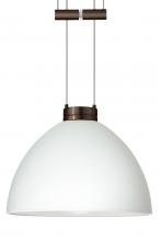  1XA-467907-BR - Besa Pendant Brella Bronze White 1x50W Halogen