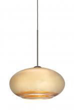  1XC-2492GF-BR - Besa Pendant Brio 7 Bronze Gold Foil 1x35W Halogen