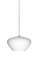  1XT-541007-LED-SN - Besa Pendant Peri Satin Nickel Opal Matte 1x5W LED