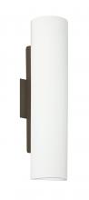  272507-BR - Besa Wall Darci 16 Bronze Opal Matte 2x60W Medium Base