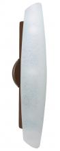  2729ST-LED-BR - Besa Wall Aero 21 Bronze Stucco 2x5W LED