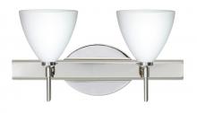  2SW-177907-LED-CR - Besa Wall Mia Chrome Opal Matte 2x5W LED