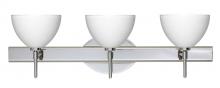  3SW-467907-LED-CR - Besa Wall Brella Chrome White 3x5W LED