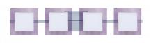  4WS-773591-CR - Besa Wall Alex Chrome Opal/Amethyst 4x50W G9