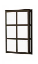  BREE16-WA-BR - Besa Outdoor Bree 16 Bronze White Acrylic 2x60W B10