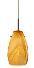  J-4126HN-LED-BR - Besa Pera 9 LED Pendant For Multiport Canopy Honey Bronze 1x9W LED