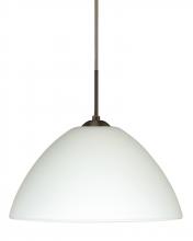  J-420107-LED-BR - Besa Tessa LED Pendant For Multiport Canopy White Bronze 1x9W LED