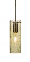  J-JUNI10GD-BR - Besa, Juni 10 Pendant For Multiport Canopy, Gold Bubble, Bronze, 1x60W Medium Base