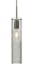  J-JUNI16CL-BR - Besa, Juni 16 Pendant For Multiport Canopy, Clear Bubble, Bronze, 1x60W Medium Base