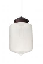  J-OLINFR-BR - Besa Olin Pendant For Multiport Canopy Bronze Frost 1x60W Medium Base T10