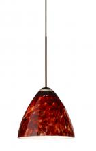  RXP-177941-BR - Besa Pendant Mia Bronze Garnet 1x50W Halogen