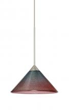  X-117691-LED-SN - Besa Pendant For Multiport Canopy Kona Satin Nickel Bi-Color 1x5W LED